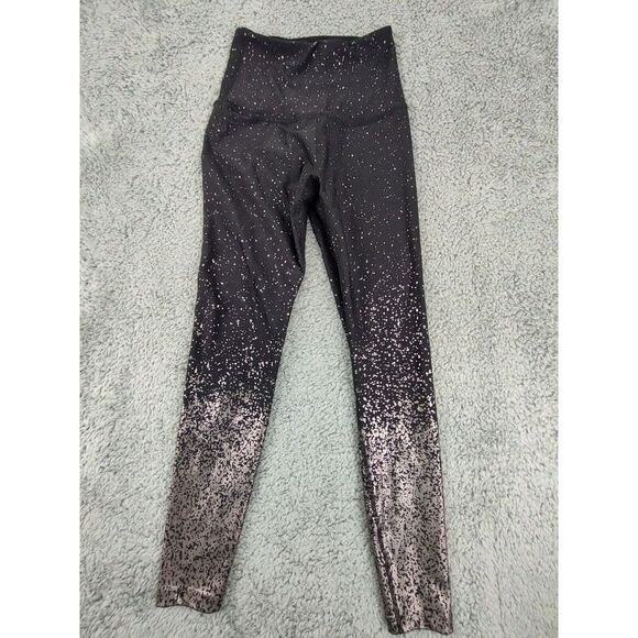 Beyond Yoga Pants - Beyond Yoga‎ Alloy Ombre Size S High Waist Leggings in Black/Gunmetal Speckle